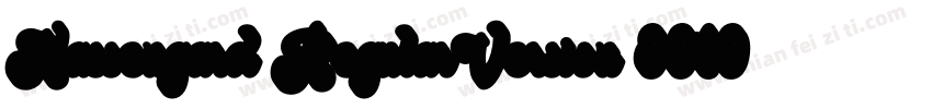 Hassengard RegularVersion 001000字体转换